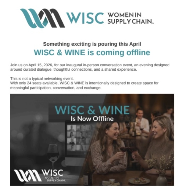 Banner Image of April 10, 2026 - WISC & WINE | An Evening of Conversation and Insight